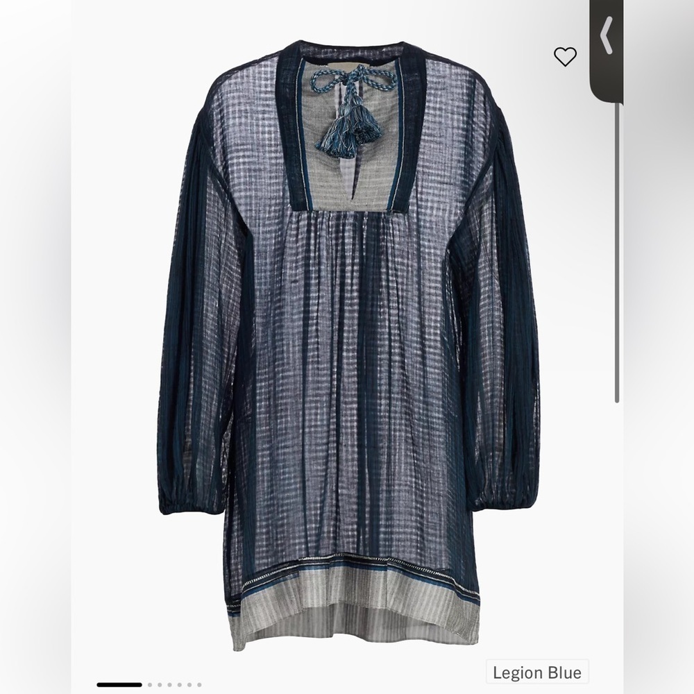 Ulla Johson Mandira Sheer Coverup Sundress ✨ - Picture 9 of 12